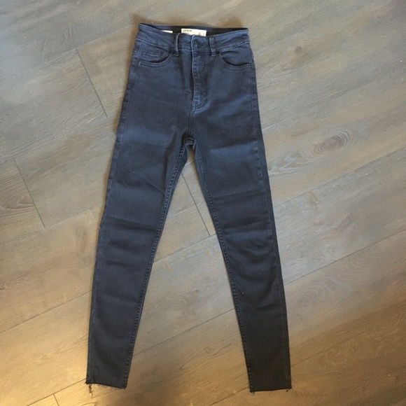 High Rise Black Skinny Jeans - Picture 2 of 10